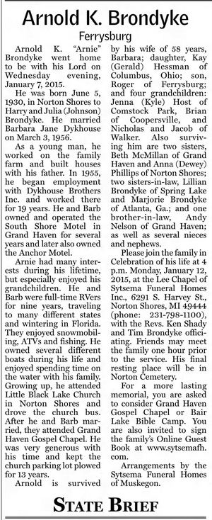 South Shore Motel - Jan 09 2015 Article